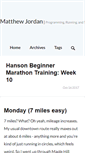 Mobile Screenshot of matthewjordan.net